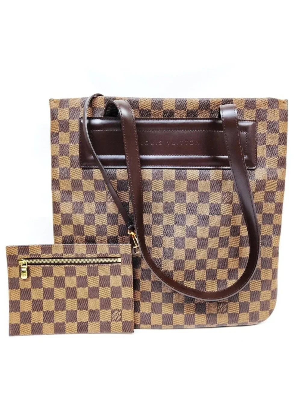 Authentic Louis Vuitton Parioli PM Damier Ebene Tote Bag